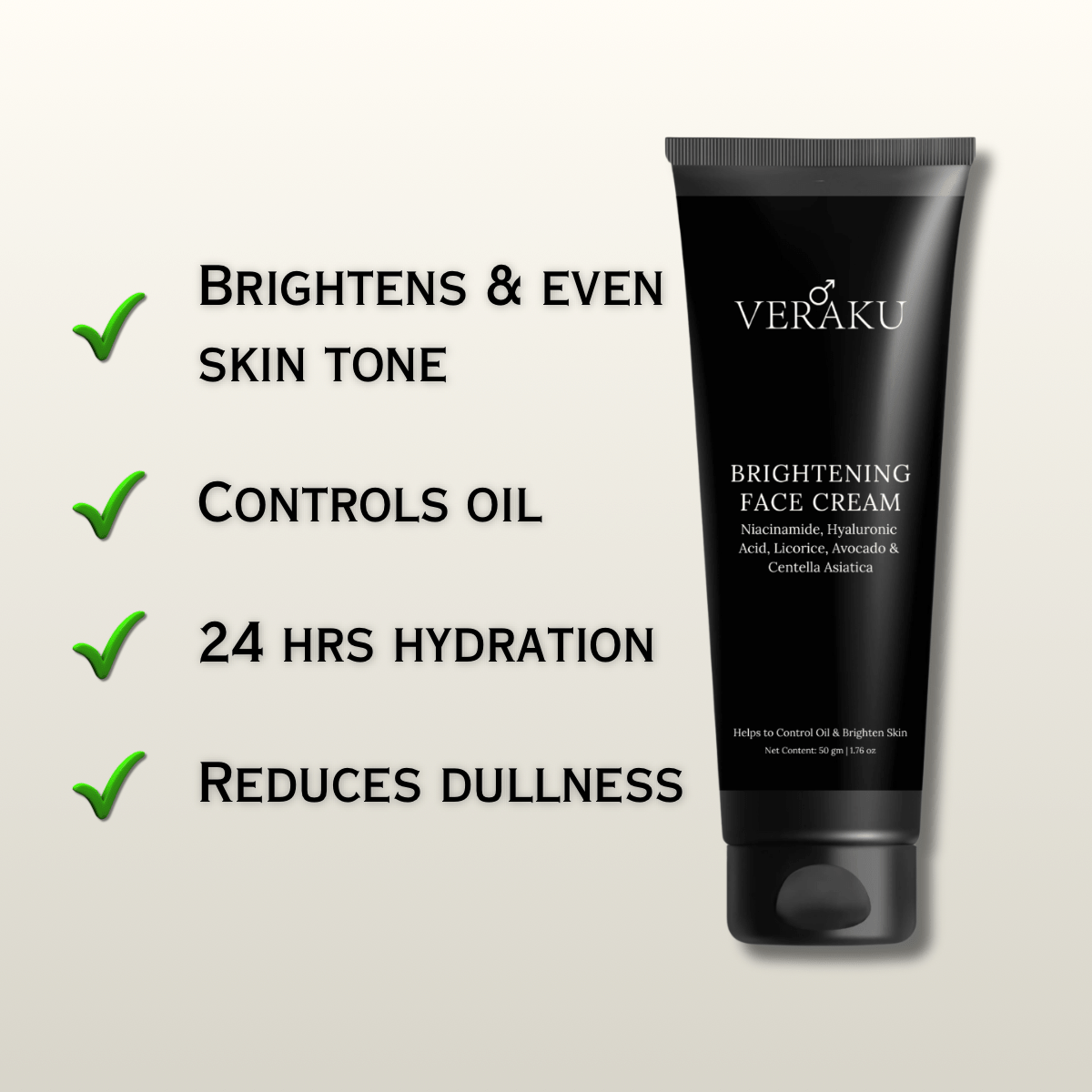 Brightening Face Cream | 50GM - Veraku