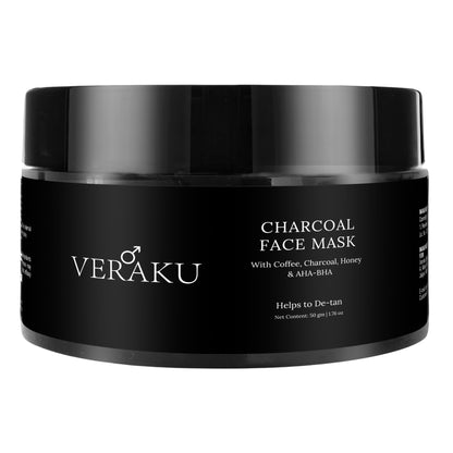 Charcoal Face Mask | 50 GM - Veraku