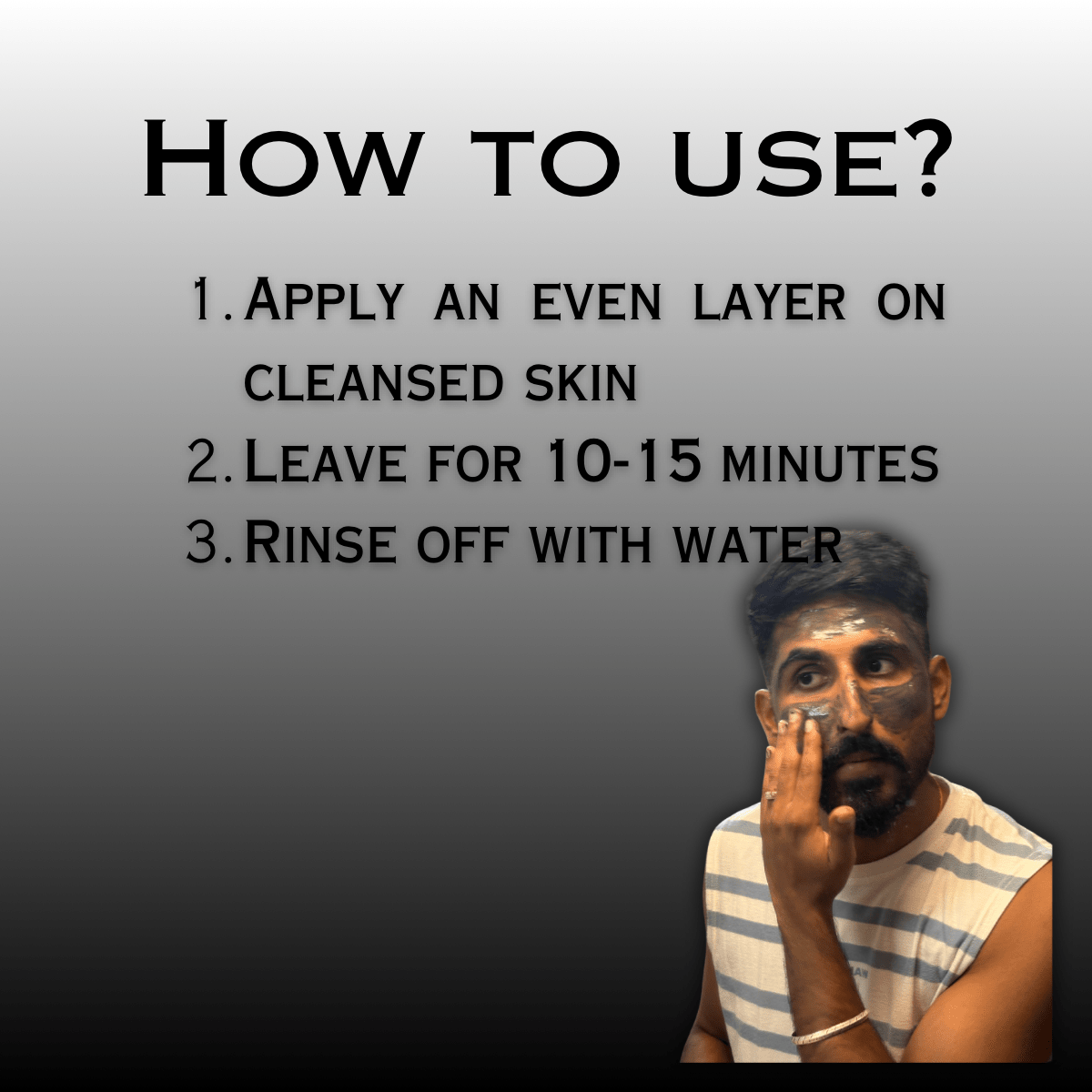 Charcoal Face Mask | 50 GM - Veraku