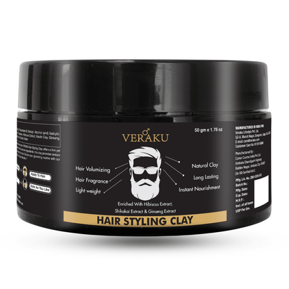 Hair Styling Clay | 50 gm - Veraku