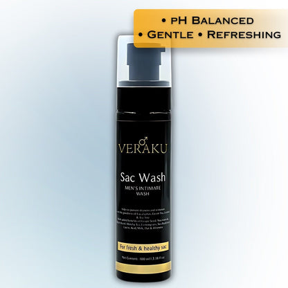 Sac Wash | Men's Intimate Wash | 100 ML - Veraku