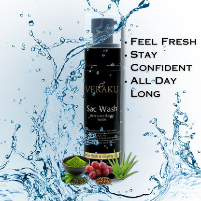 Sac Wash | Men's Intimate Wash | 100 ML - Veraku